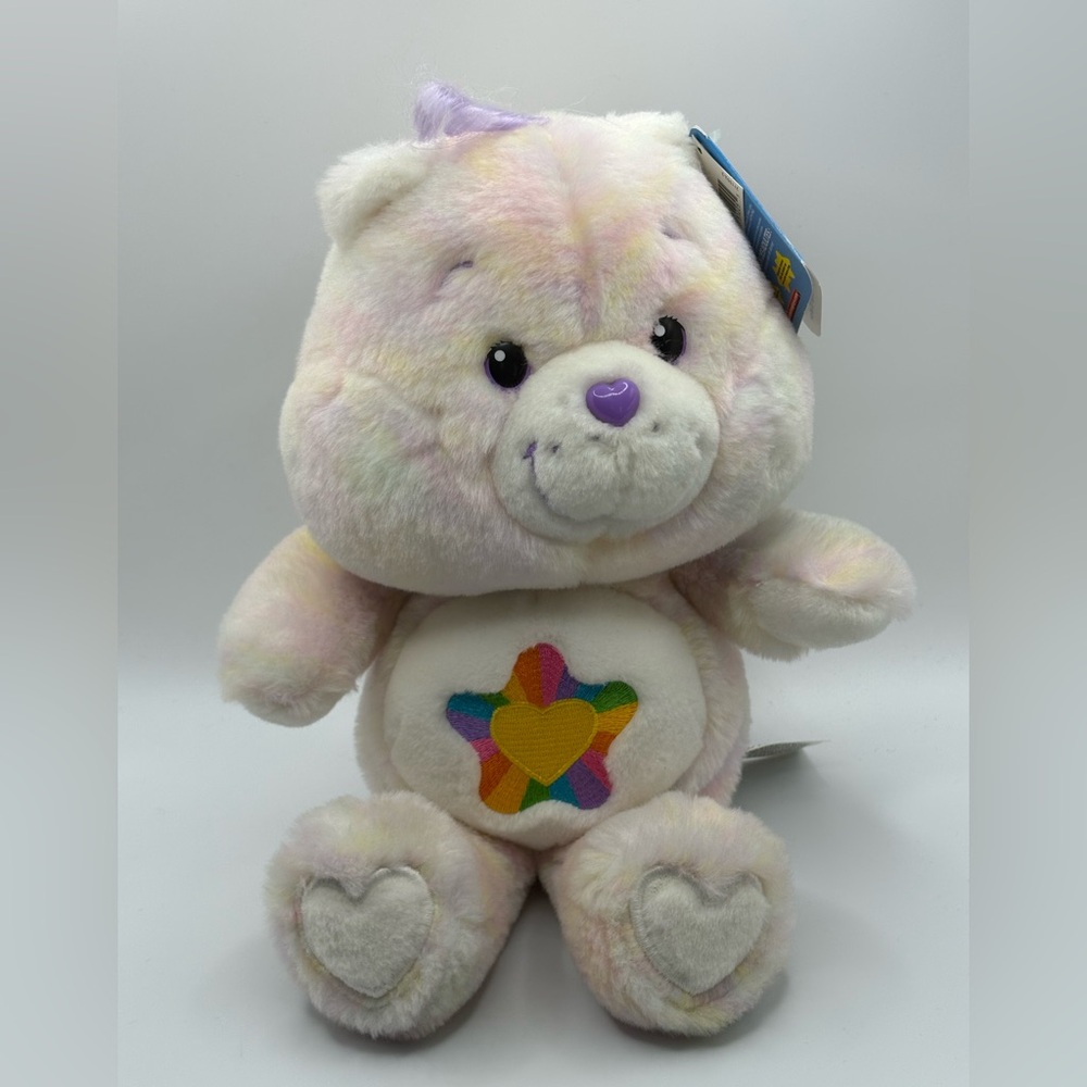 NWT 2003 Care Bears True Heart Multi Plush Carlton Card ACG 20TH Anniversary 13”